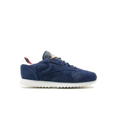 Reebok ZAP CL Outdoor Lace Up Blauw Suède Leren Damestrainers AQ9777