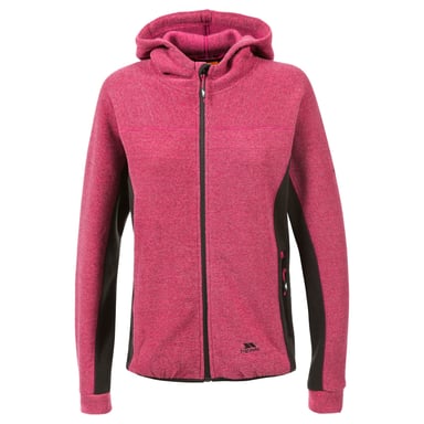 Trespass - Dames Floxy Fleece Vest met Capuchon (Rood)