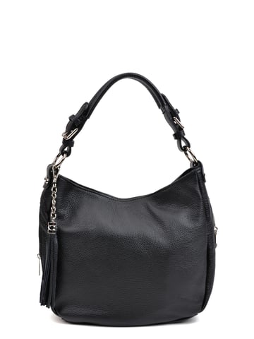 Anna Luchini SS22 AL 1516 Zwart Rundleer Tas