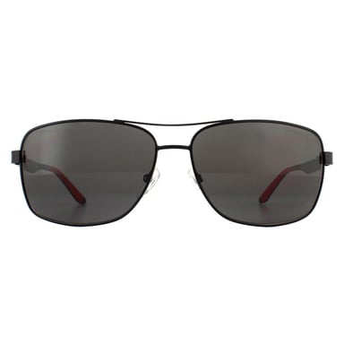 Carrera Zonnebril 8014/S 003 M9 Mat Zwart Grijs Gepolariseerd