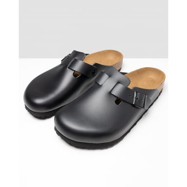 Birkenstock Boston Natuurlijk Leer Unisex Clogs