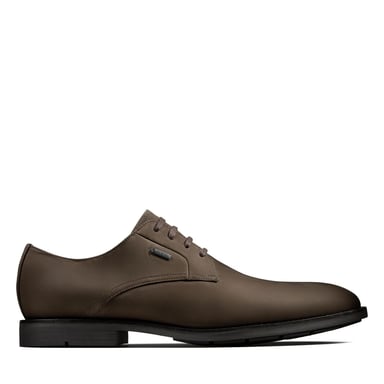 Clarks Herenschoenen Ronnie Walk GTX Donkerbruin Nub G