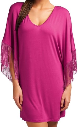 Festival Fringed Batwing Beach Dress
