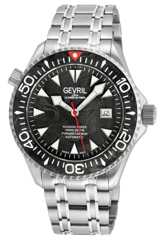 Gevril Men's Hudson Yards Swiss Automatic Dark Grey Watch