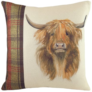 Evans Lichfield Hunter Hoogland Rund Rechthoekig Tartan Veren Kussen
