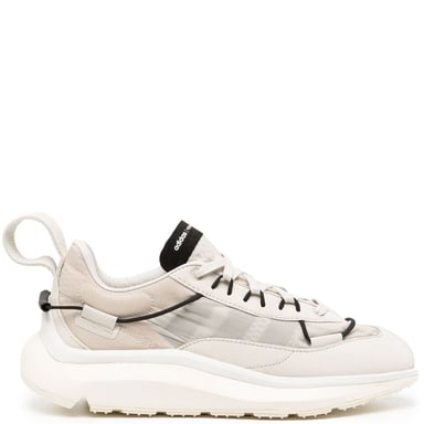 Men's Y-3 Shiku Run Trainers in Off White
