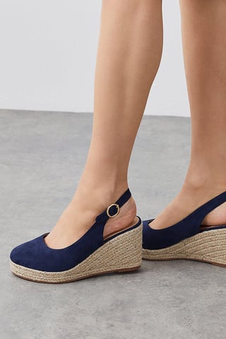 Wide Fit Riya Slingback Wedges