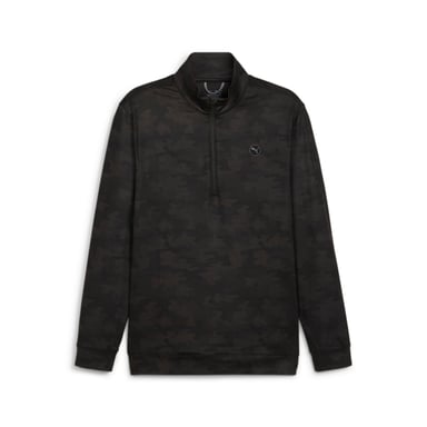 PUMA Mens Cloudspun Camo 1/4 Zip Pullover