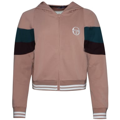 Sergio Tacchini Ilma Hoodie Zip Up Sweatshirt Roze Vest 37762 712