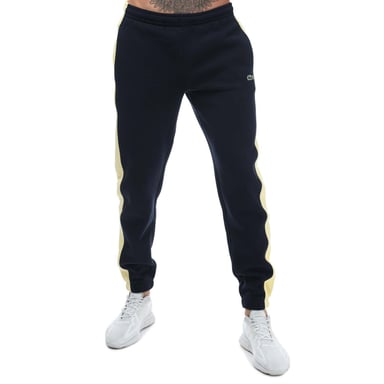 Heren Lacoste Graphic Track Pants in Navy