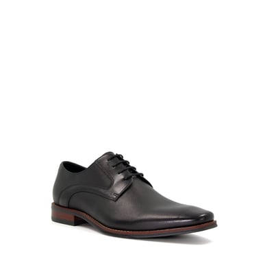 Dune Mens STONEY Burnished-Toe Derby Shoes Stoney