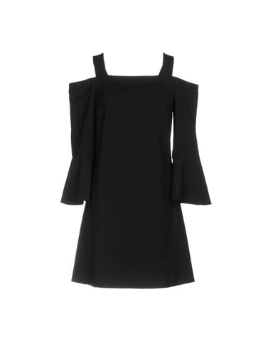 Tibi Black Square Neckline Dress