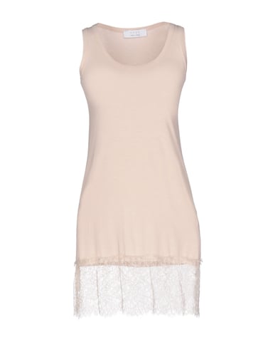 Kaos Pink Jersey And Lace Sleeveless Dress