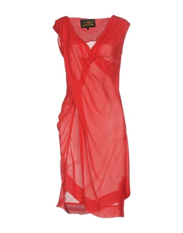 Vivienne Westwood Anglomania Red Crepe Dress