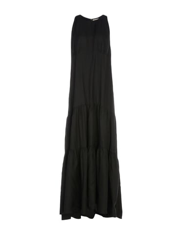 L'Agence Black Sleeveless Full Length Dress