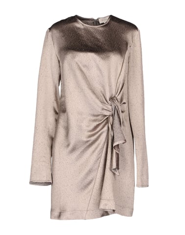 Isa Arfen Grey Wrap Style Dress