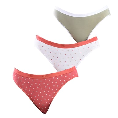 Pack-3 Slips Coton Strech D4C17 vrouw