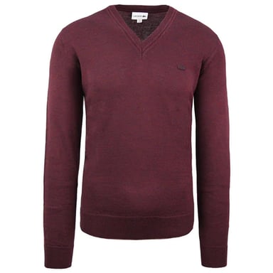 Lacoste wollen heren trui bordeauxrood