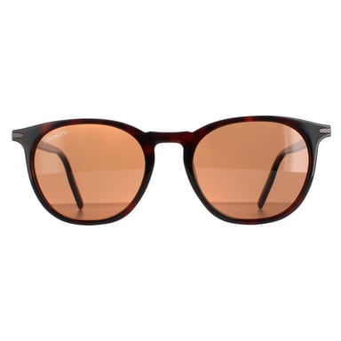 Serengeti ronde unisex glanzende donkere havana mineraal gepolariseerde bestuurders arlie