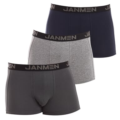 Pack-3 Boxers van ademende stof met anatomische voorkant 1090443 heren