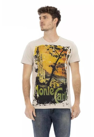 T-shirt Met Ronde Hals En Print Op De Voorkant