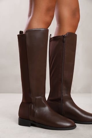 Wheres That From Womens 'Parker' Knee High Boots With Side Zip