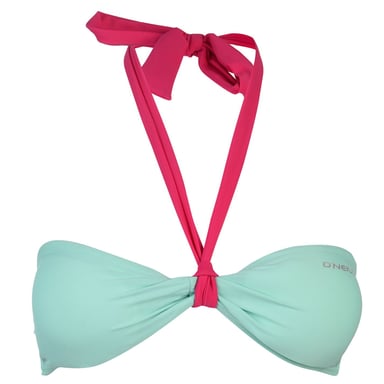 ONeill Womens MM Solid Bandeau Bikini Top Bra Swimwear Clip Back Fastening