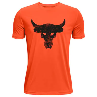 Under Armour Project Rock Kinderen Oranje Brahma T-Shirt