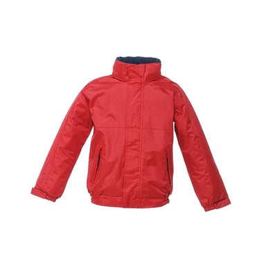 Regatta Kinderen/kinderen Waterdicht Windproof Dover-jasje (Klassiek rood/navy)