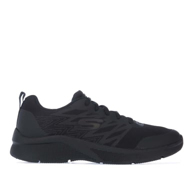 Boy's Skechers Children Quick Sprint Trainers in Black