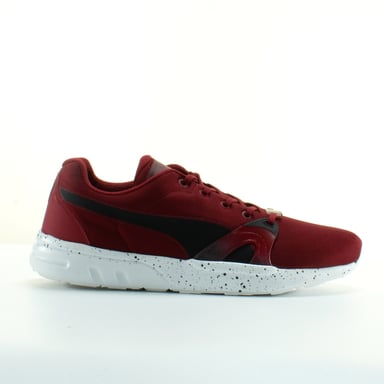 Puma Trinomic XT Speckle Red Textile Heren Lace Up Trainers 359872 01
