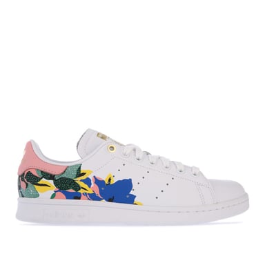 Dames adidas Originals Stan Smith in wit roze