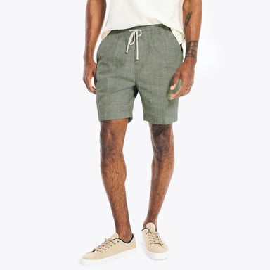 NAUTICA Textured Cotton Boardwalk Shorts