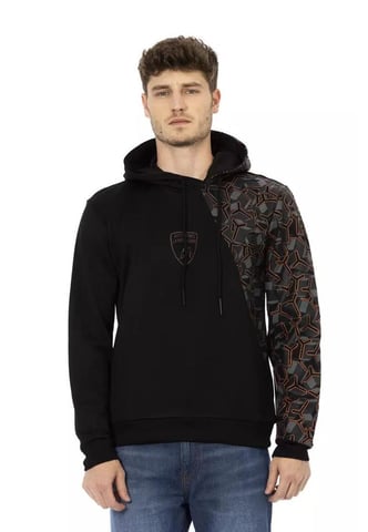 Sweatshirt Met Schildlogo Met Capuchon