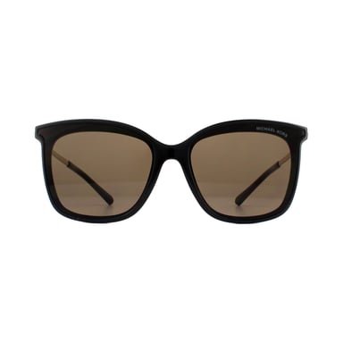 Michael Kors zonnebril Zermatt 2079U 333273 Glansende zwart en metallic goudbruin