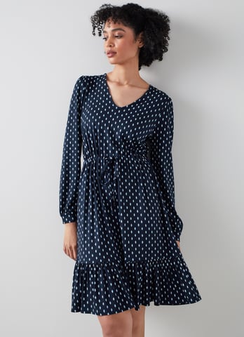 LK Bennett Everly Dresses, Navy Multi