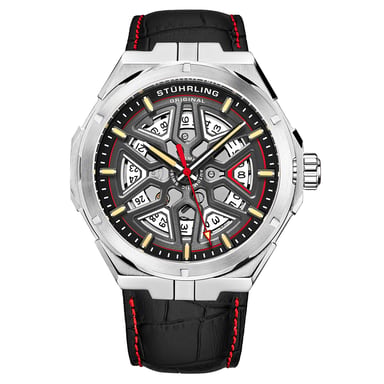 Silver en goud “Gio Swiss” Automatisch 44mm Skeleton