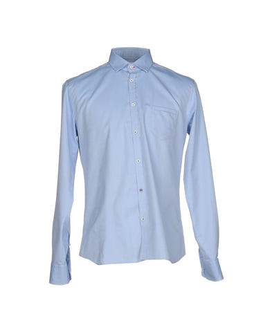 Aglini Sky Blue Cotton Shirt