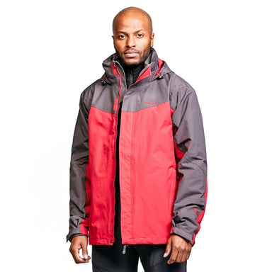 Peter Storm Men's Lakeside 3 in 1 Waterproof Jacket with Rollaway Hood, Hiking Raincoat