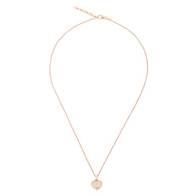 Orphelia 'Anni' Dames 925 Sterling Zilveren Ketting met Hanger - Zilver/Roze zh-7368 RG