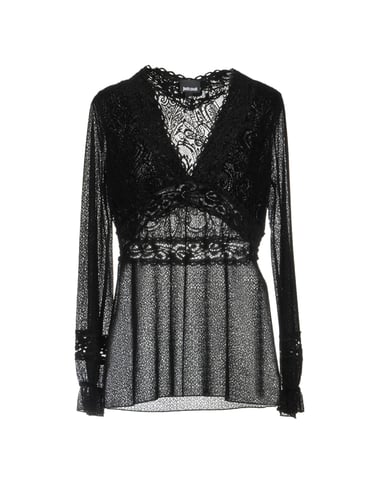 Just Cavalli Black Long Sleeve Blouse