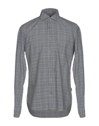 Corneliani Id Blue Check Cotton Shirt