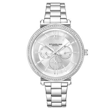 zilver "Aria" Kwarts 40mm
