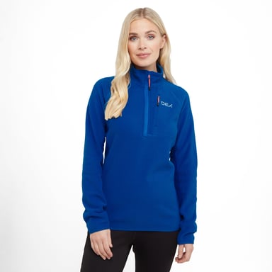 OEX Women's Ardmore Half Zip Fleece with Chest Pocket, Warm & Lightweight Mid-layer