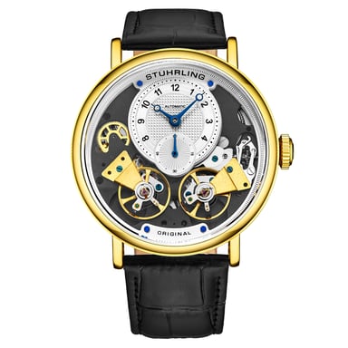 Goud en Zwart "Ares" Automatisch 43mm
