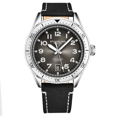 Zilver en grijs Kwarts 42mm