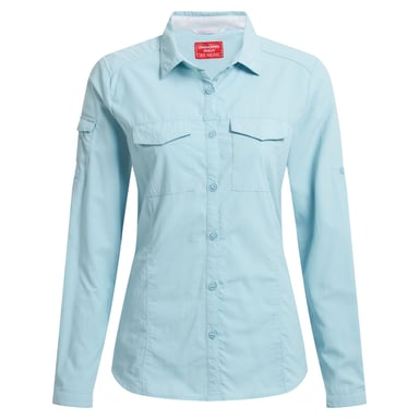 Craghoppers Dames/Dames Adventure III Nosilife Shirt Met Lange Mouwen (Hemelsblauw)