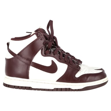 Nike Dunk High Burgundy Crush Sneakers in Bordeaux Leer