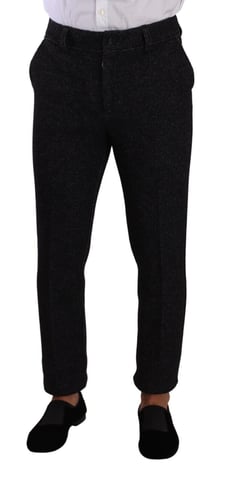 Authentieke zwarte geklede broek voor