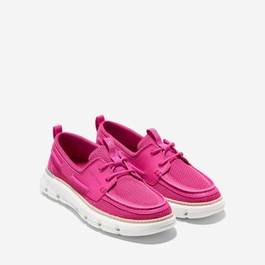 Cole Haan 4.ZeroGrand Regatta Nylon Damesschoenen Pink Peacock/Grey/Optic White